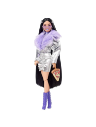 Кукла-экстра с фиолетовым мехом HHN07