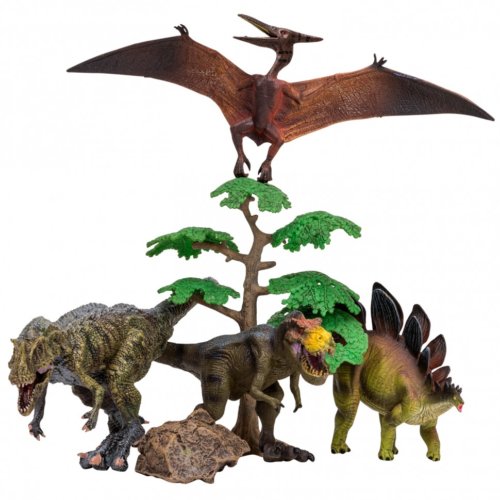 «Мир динозавров»: птеродактиль, тираннозавр, стегозавр, аллозавр