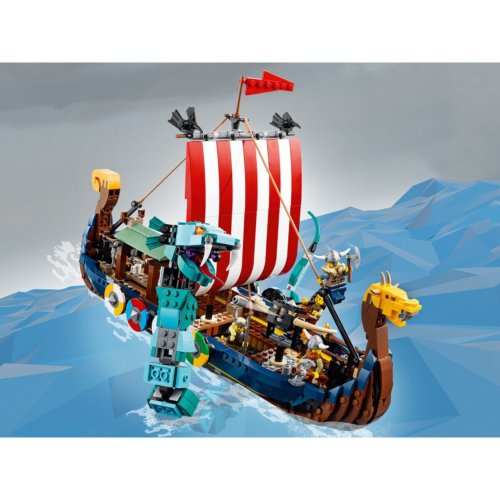 LEGO: Корабль викингов и Мидгардский змей CREATOR 31132