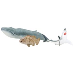 «Мир морских животных» Серый кит, ламантин, акула, кожистая черепаха, рыба групер, дайвер