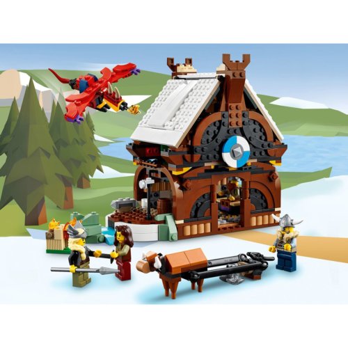 LEGO: Корабль викингов и Мидгардский змей CREATOR 31132