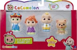 CoComelon 4 Figure Pack — JJ & Family Figure Set