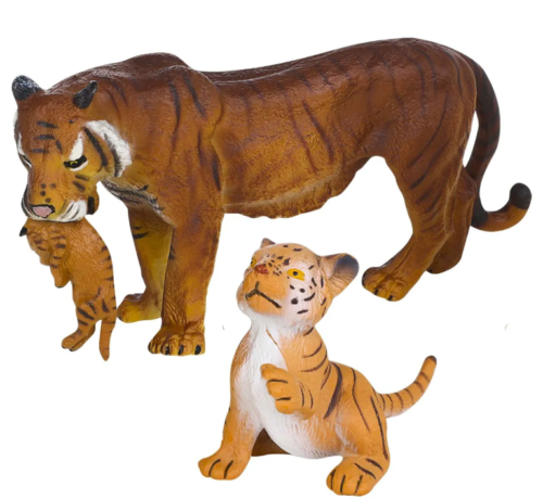 Мир диких животных Семья тигров