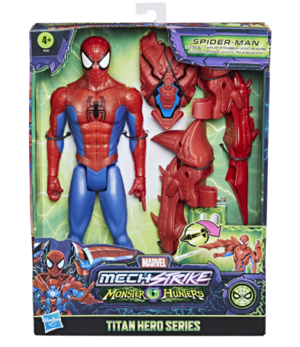 Marvel Mech Strike Monster Hunters Titan Hero Series Hunter Suit Spider-Man Action Figure