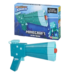 Nerf Super Soaker Minecraft Glow Squid Water Blaster