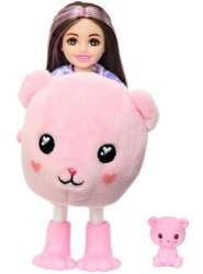 Barbie Chelsea Cutie Reveal Cozy Cute Tees Series Teddy Bear Doll