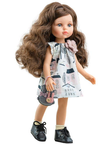 Paola Reina Кукла Кэрол с сумкой-зайчиком, 32 см