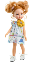 Paola Reina Кукла Даша в платье с желтым цветком, 32 см