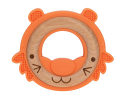 Nuby Natural Wood Teether with Soft Silicone в ассортименте