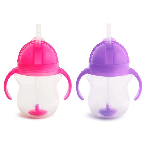 Munchkin® Any Angle™ Weighted Straw Trainer Cup with Click Lock™ в ассортименте