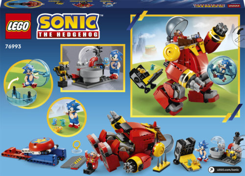 LEGO Sonic the Hedgehog Соник против робота-яйца смерти доктора Эггмана (76993)
