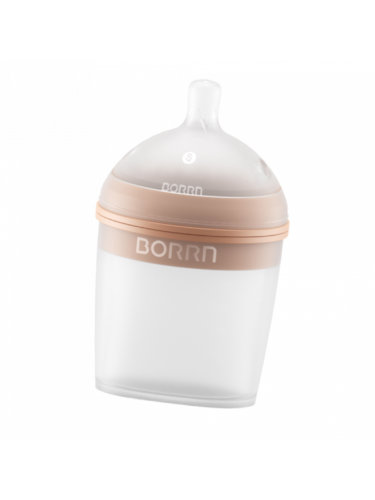 BORRN Silicone BPA Free, Non Toxic Feeding Bottle | 150ml в ассортименте