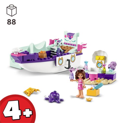 LEGO® Gabby’s Dollhouse 10786  Корабль и спа «Морской котенок»