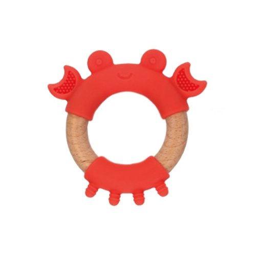 Nuby Natural Wood Teether with Soft Silicone в ассортименте