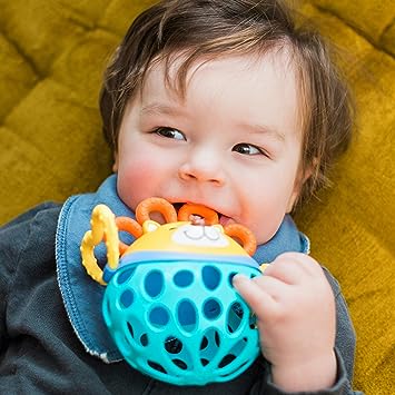 Nuby Interactive Silly Shakers Rattle Teether