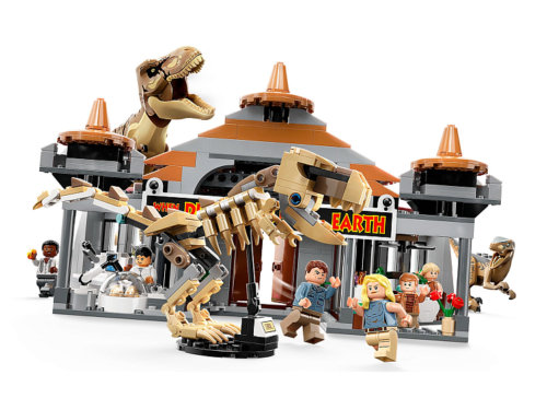 LEGO Jurassic World Центр для посетителей: Ти-рекс против Раптора 76961