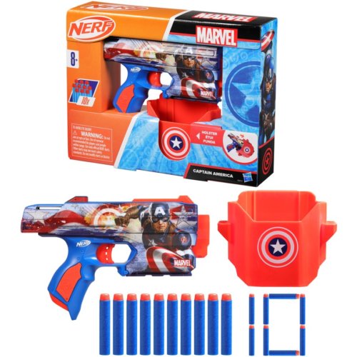 Hasbro NERF Marvel Бластер Капитан Америка