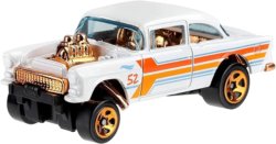 Hot Wheels Pearl and Chrome ’55 Chevy Bel Air Gasser