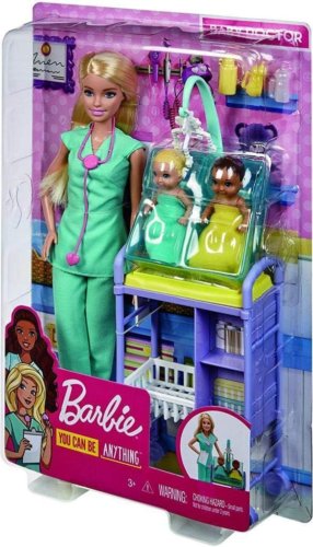 Barbie You can be anything Детский доктор блондинка