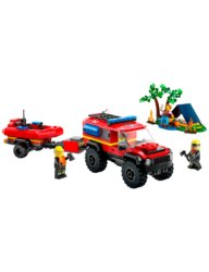 LEGO City  4×4 Пожарная машина 4×4 со спасательным катером 60412