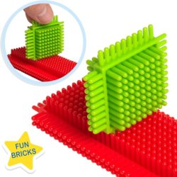 Cocomelon John Adams | Набор Fun Bricks CoComelon «Школьный автобус»