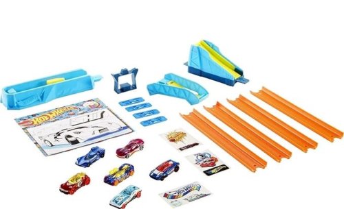 Hot Wheels Celebration Box Трасса с 6-ю машинками