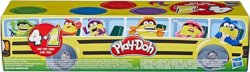 Play-Doh Снова в школу 4+1, упаковка из 5 горшочков нетоксичного пластилина