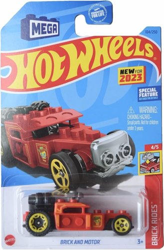 Hot Wheels Brick Rides Brick and Motor