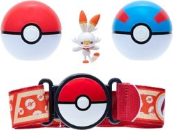 Pokemon Clip ‘N’ Go Poke Ball Belt Set Scorbunny