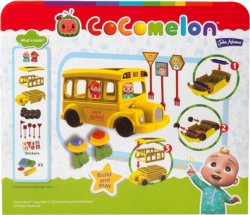 Cocomelon John Adams | Набор Fun Bricks CoComelon «Школьный автобус»