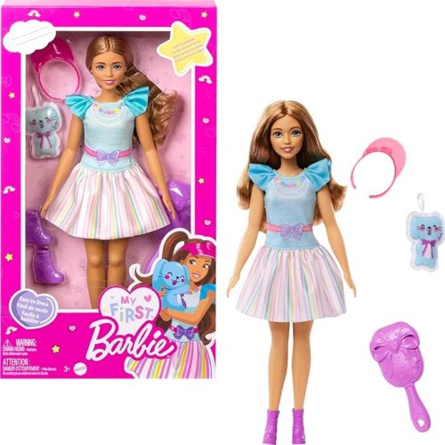 Barbie My First Шатенка с зайчиком