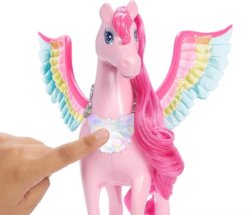 Barbie Touch of Magic Розовый крылатый конь Пегас