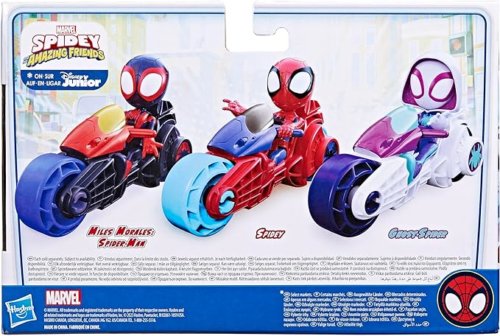 Hasbro Marvel Фигурка Спайди и игрушечный мотоцикл
