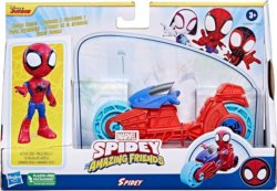 Hasbro Marvel Фигурка Спайди и игрушечный мотоцикл