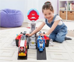 Paw Patrol The Mighty Movie Pup Squad Aircraft Carrier HQ