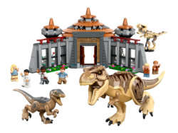 LEGO Jurassic World Центр для посетителей: Ти-рекс против Раптора 76961