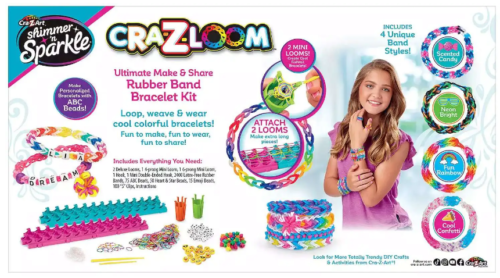 Shimmer ‘n Sparkle Ultimate Make & Share Rubber Band Bracelet Kit