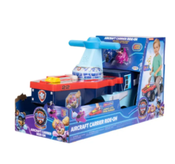 Paw Patrol The Mighty Movie Pup Squad Aircraft Carrier Ride-on