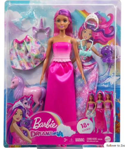 Barbie Dreamtopia Кукла и аксессуары в розовом