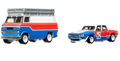 Hot Wheels Team Transport ‘70 Rover P6 Group 2 and HW Rally Hauler