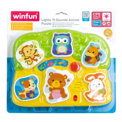 Winfun Lights ‘N Sounds Animal Puzzle