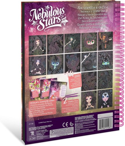 Nebulous Stars Книга для детей по скретч-арту