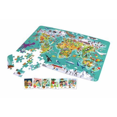 Hape World Tour Puzzle and game E1626