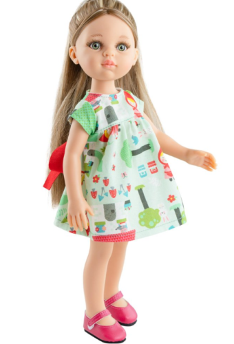 Paola Reina Кукла Элви в зеленом платье, 32 см
