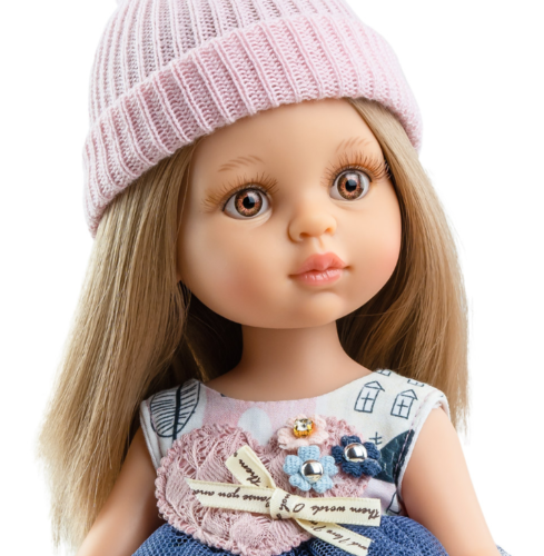 Paola Reina Кукла Карла в розовой шапочке, 32 см