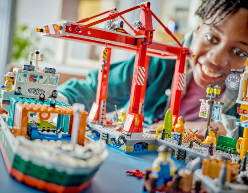 LEGO City Приморская гавань с грузовым судном 60422