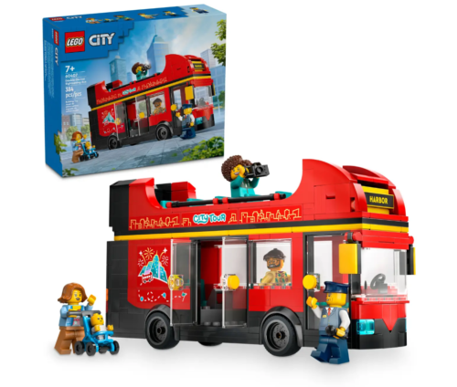 LEGO City Красный двухэтажный экскурсионный автобус 60407