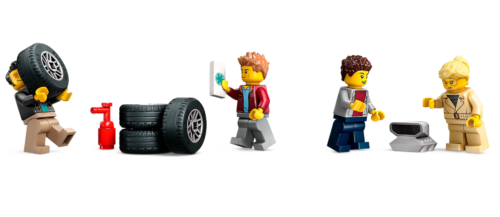 LEGO City Грузовик-транспортер со спортивными автомобилями 60408