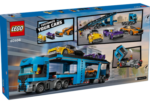 LEGO City Грузовик-транспортер со спортивными автомобилями 60408
