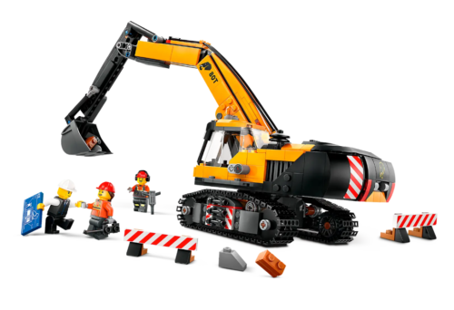 LEGO City Желтый строительный экскаватор 60420